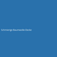 Schmierige Baumwolle-Decke