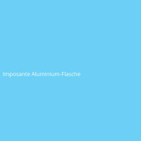 Imposante Aluminium-Flasche