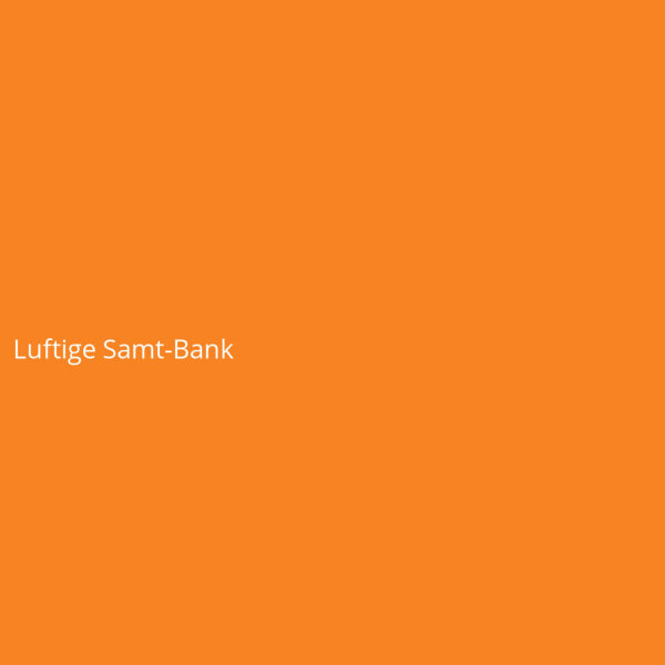 Luftige Samt-Bank